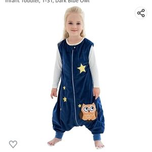 Baby sleeping bag sack size small fits age 1-3 . Autumn winter swaddle wearable